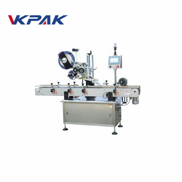 20 - 120 მმ სისქის ავტომატური ეტიკეტის აპლიკატორის მოწყობილობა რეგულარული კონტეინერებისათვის