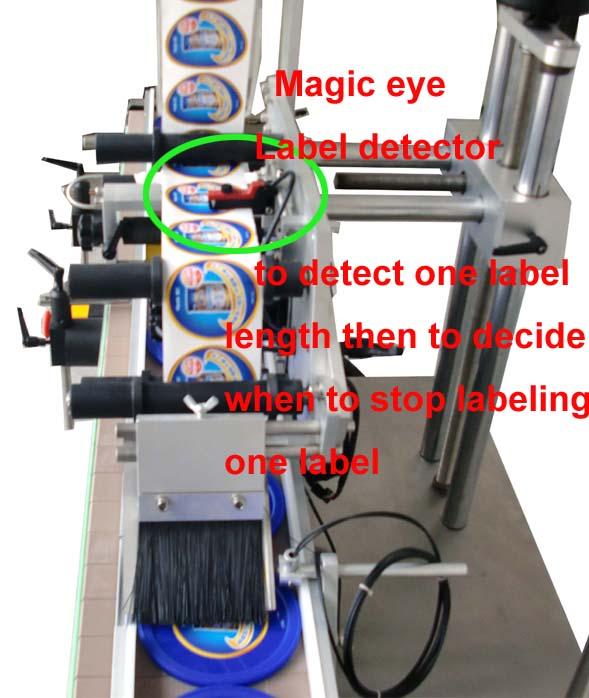 პოლი ჩანთა ბრტყელი ზედაპირის ეტიკეტის აპლიკატორი მორგებული თვითწებვადი სტიკერი CE