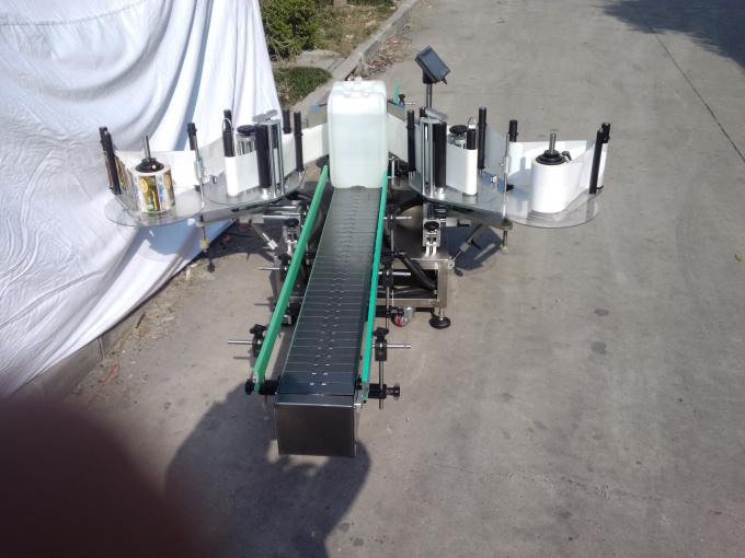 მორგებული ავტომატური ფლაკონის ეტიკეტირების მანქანა პატარა პენიცილინის ბოთლის ეტიკეტის სტიკერისთვის