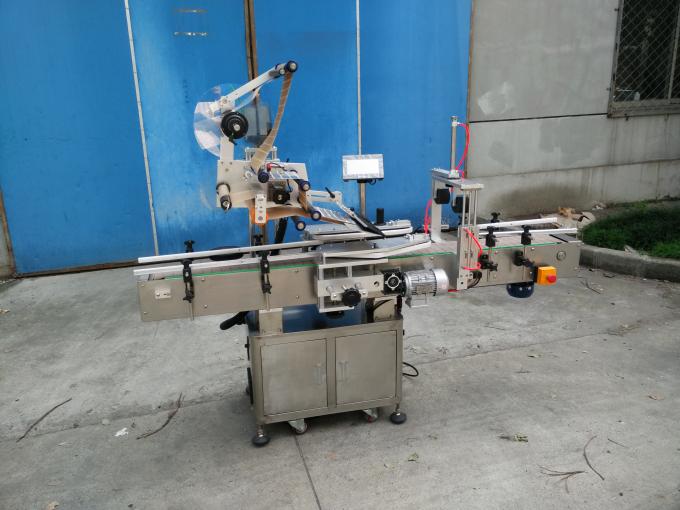 მორგებული ავტომატური ფლაკონის ეტიკეტირების მანქანა პატარა პენიცილინის ბოთლის ეტიკეტის სტიკერისთვის