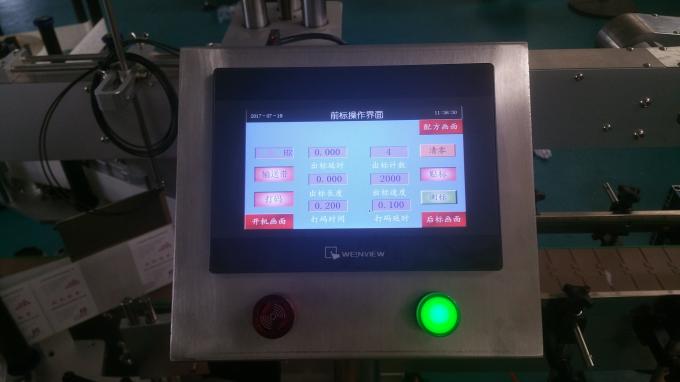 ავტომატური ბინა ბოთლის მინის ბოთლის ეტიკეტირების აპარატი, სტიკერების ეტიკეტის აპარატი