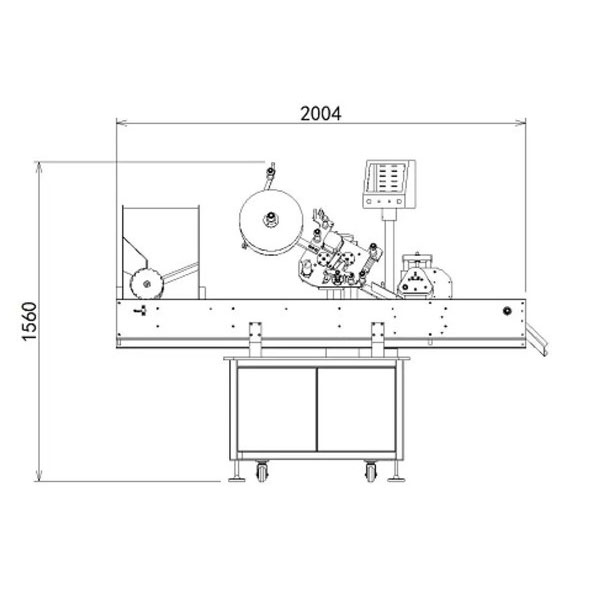 მაღალი სიჩქარით სრული ავტომატური ფლაკონის ეტიკეტირების მანქანა მცირე ბოთლისთვის