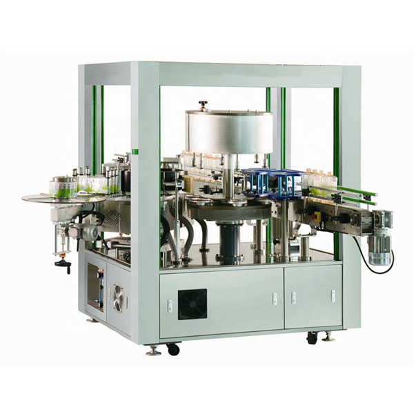 მბრუნავი ეტიკეტის მანქანა წინა და უკანა მხარეს