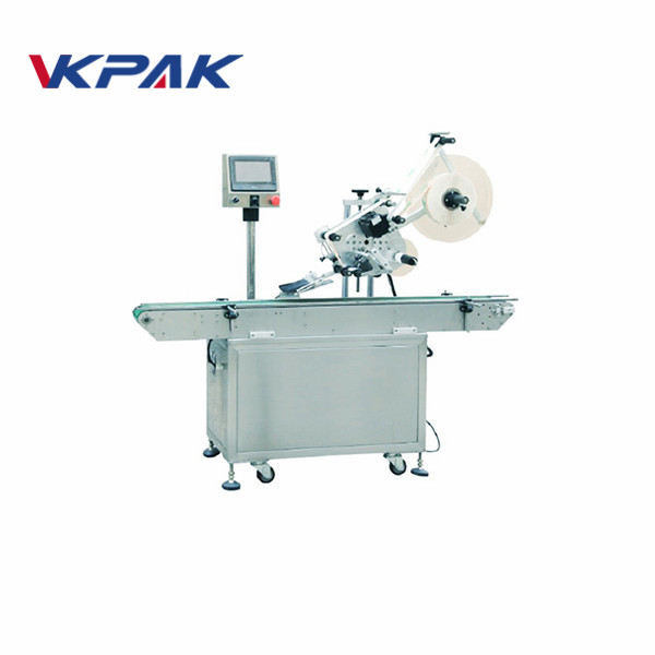 თვითწებვადი ეტიკეტირების მანქანა ყინულის აგურის ზედა მხარისთვის