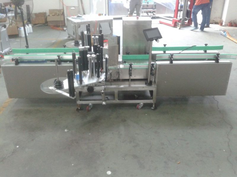 ჩინეთის ინტელექტუალური Siemens PLC კონტროლის ავტომატური ეტიკეტის აპარატი, რომელიც აგროვებს ზედაპირს