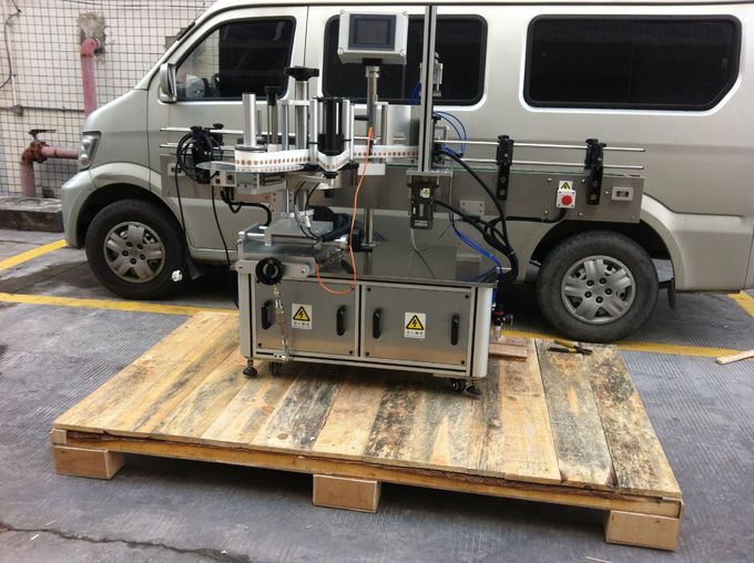 წინა და უკანა მარკირების ავტომატური მანქანა მრგვალი შინაური ცხოველების ქილებისთვის